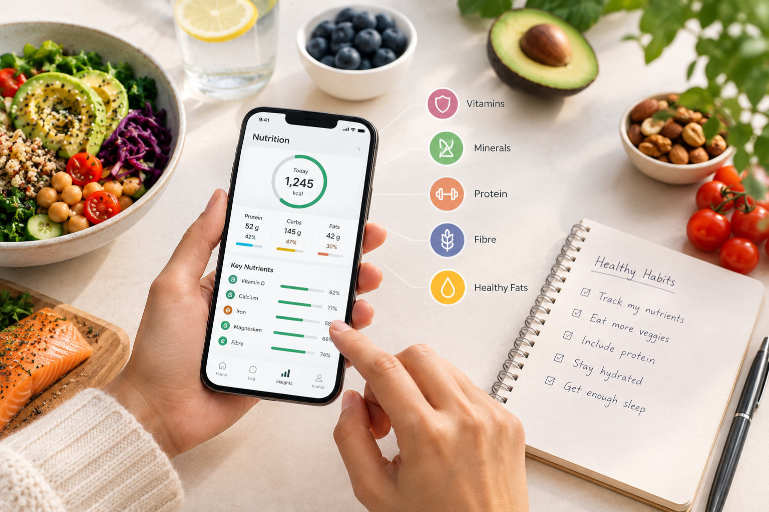 How to Track Your Daily Nutrient Intake and Identify Nutritional Deficiencies